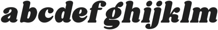 Willow Italic otf (400) Font LOWERCASE