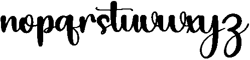 Willow Regular otf (400) Font LOWERCASE