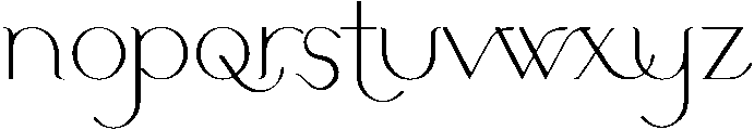Willow-Regular otf (400) Font LOWERCASE