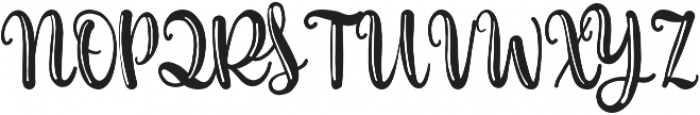 Willow Script Regular ttf (400) Font UPPERCASE