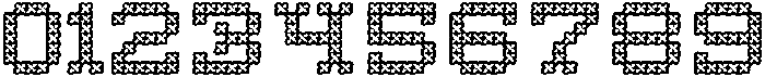 Willow Stitch Outline Outline otf (400) Font OTHER CHARS