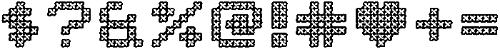 Willow Stitch Outline Outline otf (400) Font OTHER CHARS