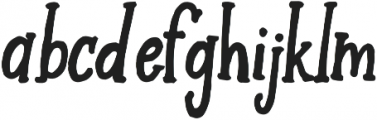 Willow otf (700) Font LOWERCASE