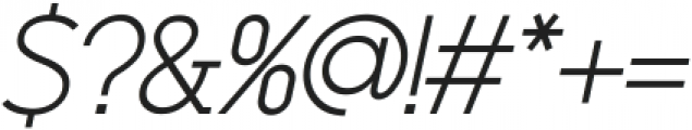 Willpower Slab Semi Light Italic otf (300) Font OTHER CHARS