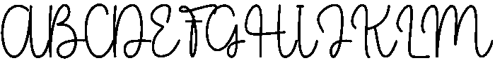 Winderlust Regular otf (400) Font UPPERCASE