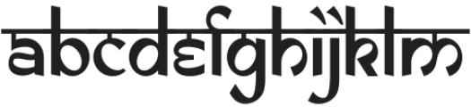 Windhavi Regular otf (400) Font LOWERCASE