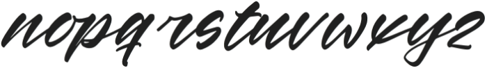 Winds Rolling Italic otf (400) Font LOWERCASE