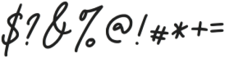 Windya Signature Regular otf (400) Font OTHER CHARS