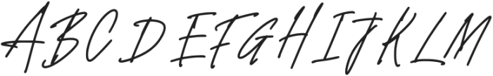 Windya Signature Regular otf (400) Font UPPERCASE