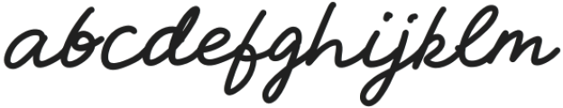 Winechic Script otf (400) Font LOWERCASE