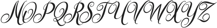 Wingcharm-Italic otf (400) Font UPPERCASE
