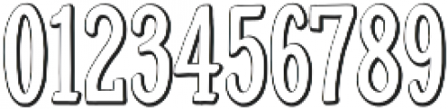 Wingman Serif Outline otf (400) Font OTHER CHARS
