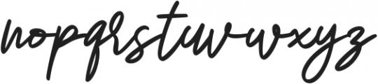 Winlove otf (400) Font LOWERCASE