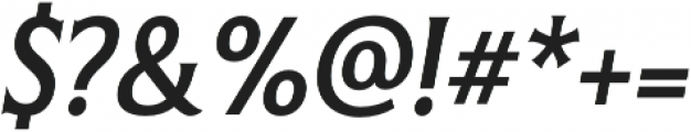 Winsel Cond Medium Italic otf (500) Font OTHER CHARS