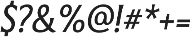 Winsel Cond Regular Italic otf (400) Font OTHER CHARS