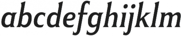 Winsel Cond Regular Italic otf (400) Font LOWERCASE