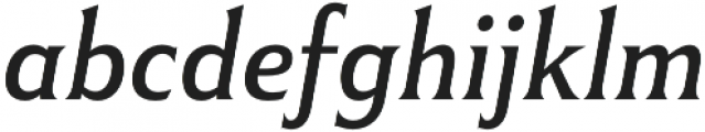 Winsel Ext Regular Italic otf (400) Font LOWERCASE