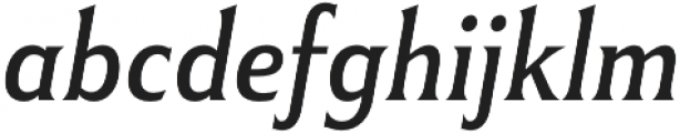 Winsel Norm Regular Italic otf (400) Font LOWERCASE