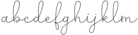 Winslow Script Light Regular otf (300) Font LOWERCASE