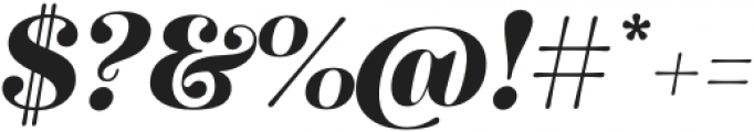Winslow Title Black Italic otf (900) Font OTHER CHARS