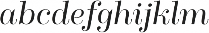 Winslow Title Light Italic otf (300) Font LOWERCASE