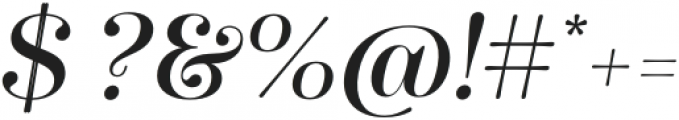 Winslow Title Mod Regular Italic otf (400) Font OTHER CHARS