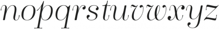 Winslow Title Thin Italic otf (100) Font LOWERCASE