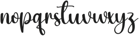 Winsome Regular otf (400) Font LOWERCASE