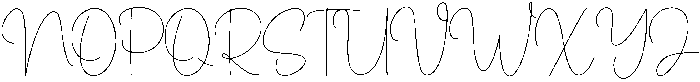 Winter Book Regular otf (400) Font UPPERCASE