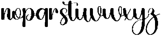 Winter Butterfly Regular otf (400) Font LOWERCASE