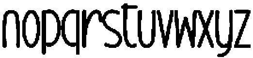 Winter Cute Regular otf (400) Font LOWERCASE