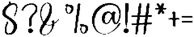Winter Garden Regular otf (400) Font OTHER CHARS