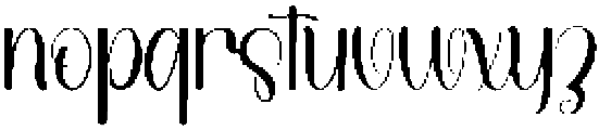 Winter Garden Regular otf (400) Font LOWERCASE