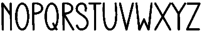 Winter Night Regular otf (400) Font LOWERCASE