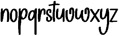 Winter Nightmare Regular otf (400) Font LOWERCASE