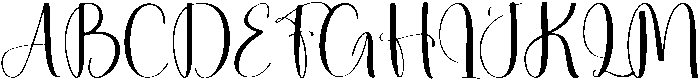 Winter Nighty Regular otf (400) Font UPPERCASE
