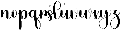 Winter Nighty Regular otf (400) Font LOWERCASE