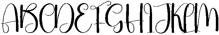 Winter Rainbow Regular otf (400) Font UPPERCASE