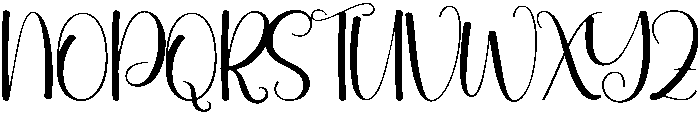 Winter Rainbow Regular otf (400) Font UPPERCASE