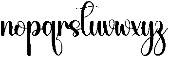 Winter Rainbow Regular otf (400) Font LOWERCASE
