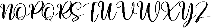 Winter Regular otf (400) Font UPPERCASE