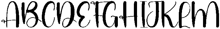 Winter Regular otf (400) Font UPPERCASE