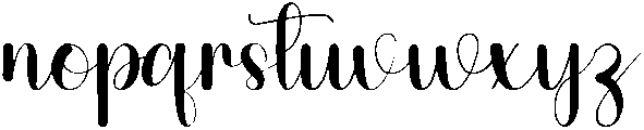 Winter Regular otf (400) Font LOWERCASE