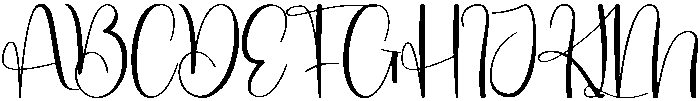 Winter Regular otf (400) Font UPPERCASE