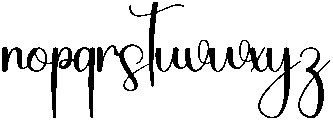 Winter Regular otf (400) Font LOWERCASE