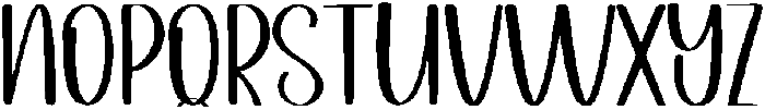Winter Regular otf (400) Font LOWERCASE
