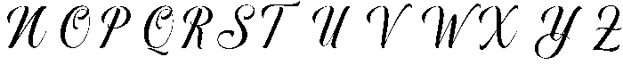 Winter Regular otf (400) Font UPPERCASE
