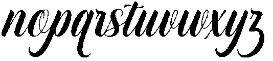 Winter Regular otf (400) Font LOWERCASE