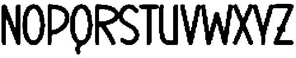 Winter Reindeer Regular otf (400) Font UPPERCASE