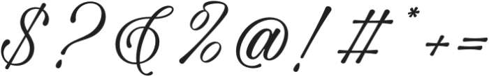 Winter Rhapsody otf (400) Font OTHER CHARS